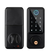Smart Lock Fingerprint Biometrics APP Remote Control Password Card Automatic Deadbolt Electronic Lock