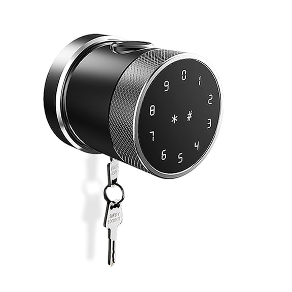 Smart Lock Fingerprint Door Lock Digital Keyboard Smart Card Combination Knob Lock For Home / Office / Hotel DIY Door Lock ,Easy to Install