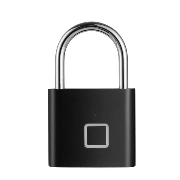 Smart Lock Fingerprint Padlock, Keyless,Waterproof, Zinc Alloy, USB Rechargeable, 6-Month Standby