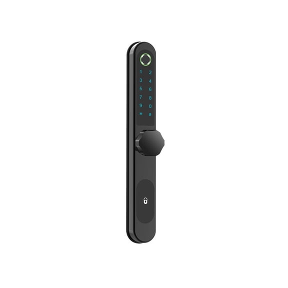 Smart Lock For Tuya Broken Bridge Fingerprint Lock Biometric Fingerprint Handle For Sliding Door With Bluetooth ,Easy to Install