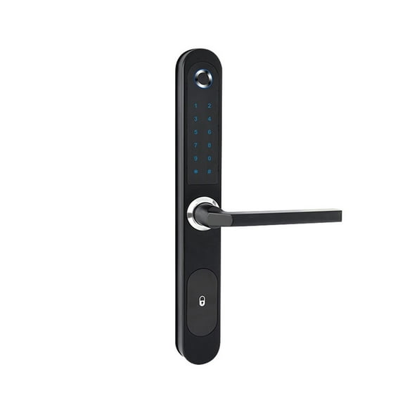 Smart Lock For Tuya Broken Bridge Fingerprint Lock Biometric Fingerprint Handle For Sliding Door With Bluetooth ,Easy to Install