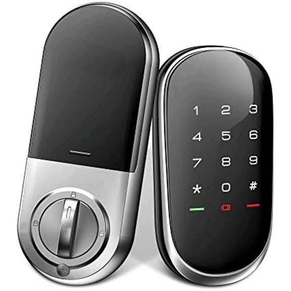Smart Lock,Touchscreen Deadbolt Remote Wireless Control & Bluetooth Keyless Door Entry Easy Installation and Program High Security Material for Metal Home & Office$$Tools & Hardware Other