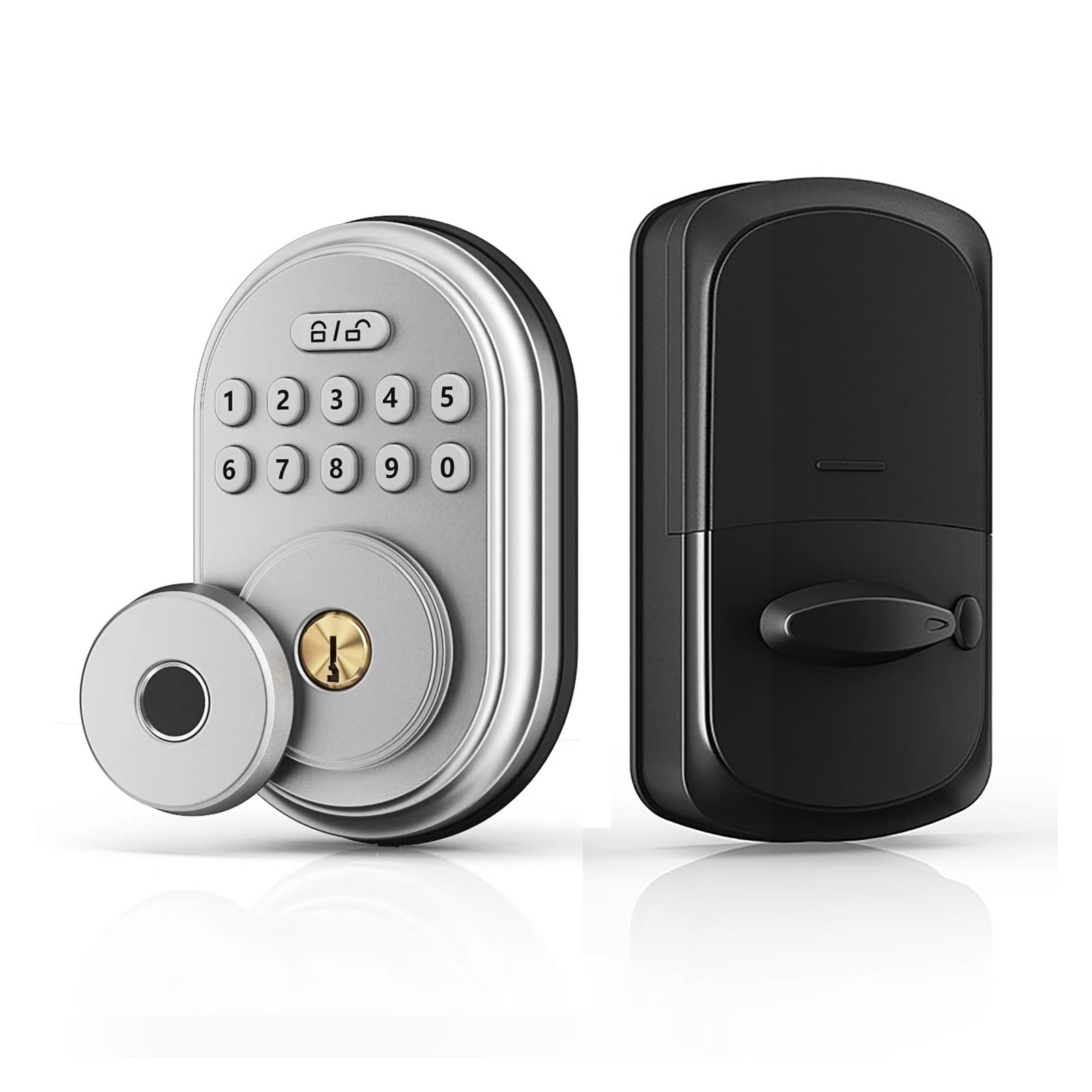 Smart Lock Wooden Door Entry Enjoy Fingerprint Convenience & Granular ...