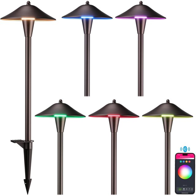 Smart Low Voltage Pathway Lights, 200LM LED Landscape Path Light