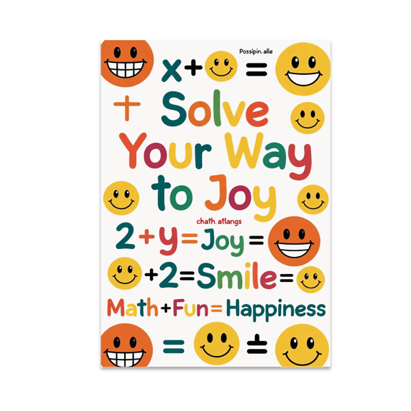 Smart Math Wall Art - Math Enthusiast - 13x19 Poster Print