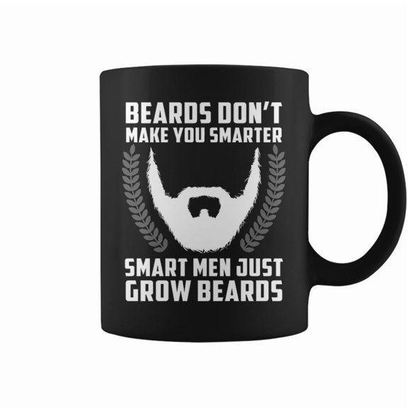 Smart Men Grow Beards Coffee Mugs