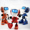 thumbnail image 1 of Smart Mini Alloy Robot Induction Light And Music Spaceman Toy, 1 of 7