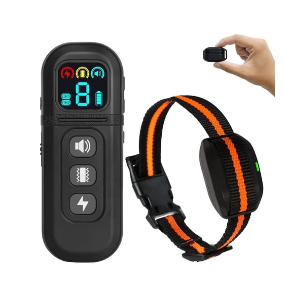 Smart Mini Dog Training Collar with Remote, Featherlight Behavior Device for Puppies