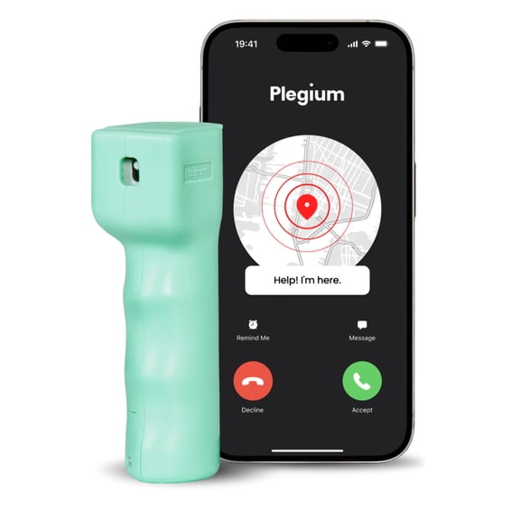 Smart Mini Pepper Spray + 1 year Plegium Premium Subscription