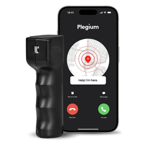 Smart Mini Pepper Spray + 1 year Plegium Premium Subscription