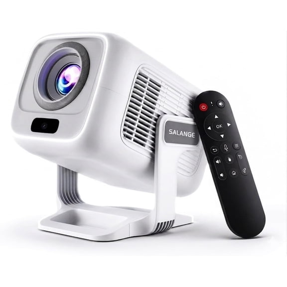 Smart Mini Projector WiFi Bluetooth, Auto Focus/Keystone, Native 1080P, 4K