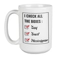 thumbnail image 1 of Smart Mississippian, Mississippi US State Coffee & Tea Gift Mug (15oz), 1 of 3