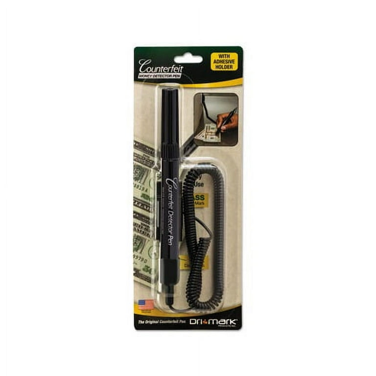 Smart-Money Counterfeit Bill Detector Pen with Coil and Clip, U.S. Currency Smart-Money Counterfeit Bill Detector Pen with Coil and Clip, U.S. Currency