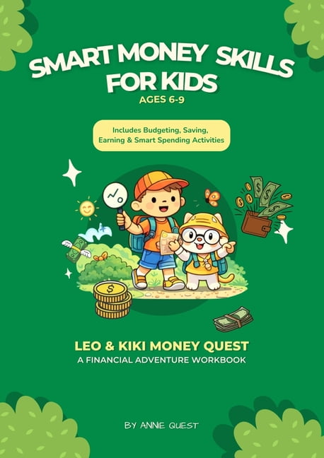 Smart Money Skills For Kids: Leo & Kiki Money Quest, A Financial Adventure Workbook, (Paperback)