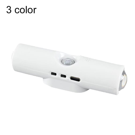 Smart Motion Magnetic Wall Lamp, USB Rechargeable LED Night Light, Punch-Free Color Changing RGB Gradient Dimming, for Stairs, Wardrobe, Cabinet