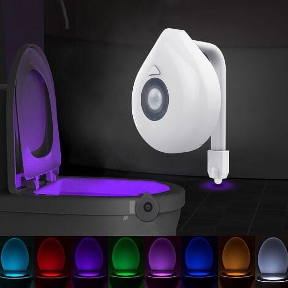 Smart Motion Sensor Lamp Night Light Toilet Seat Decoration PIR Toilet