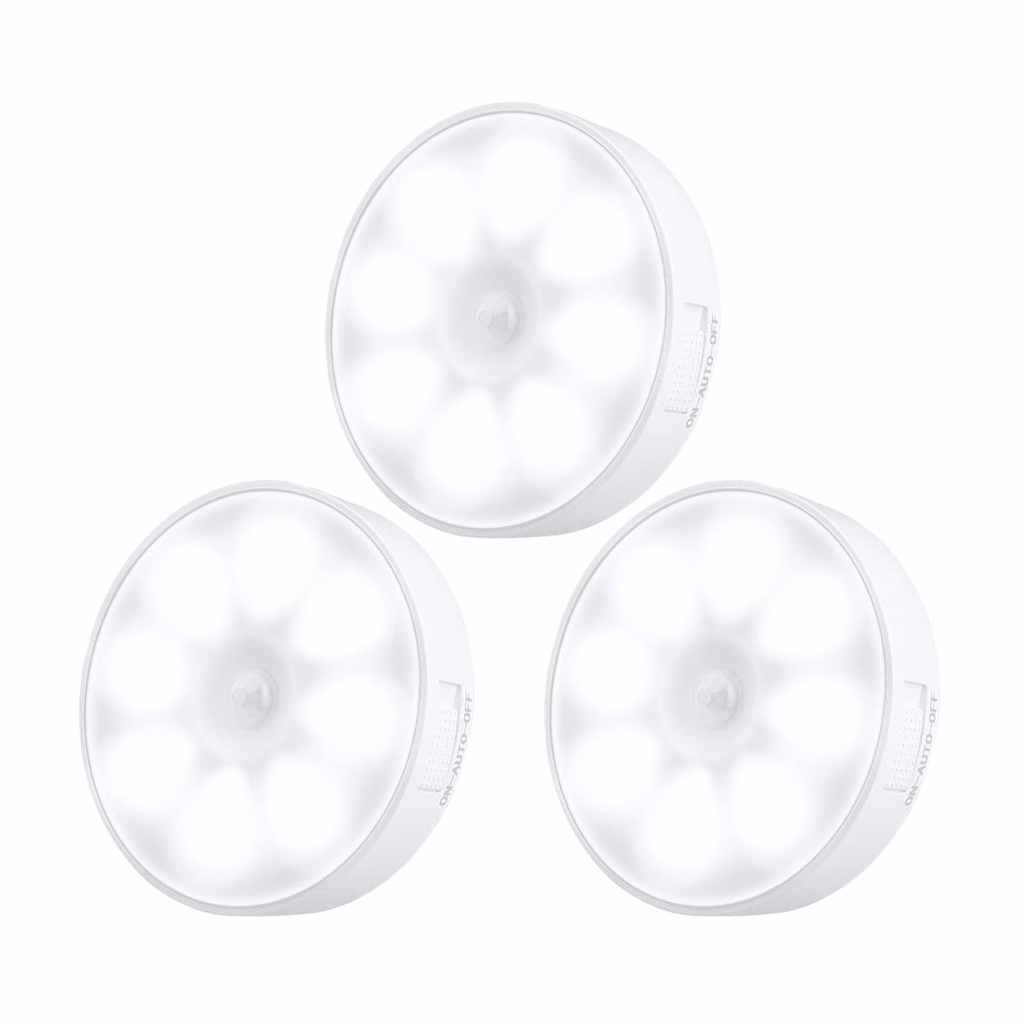 Motion-Activated Night Light - Rechargeable Magnetic Wall & Cabinet Light, Usb Charged, Auto on/off for Bedroom & Wardrobe