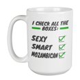 thumbnail image 1 of Smart Mozambican, Mozambique African Themed Coffee & Tea Gift Mug (15oz), 1 of 3