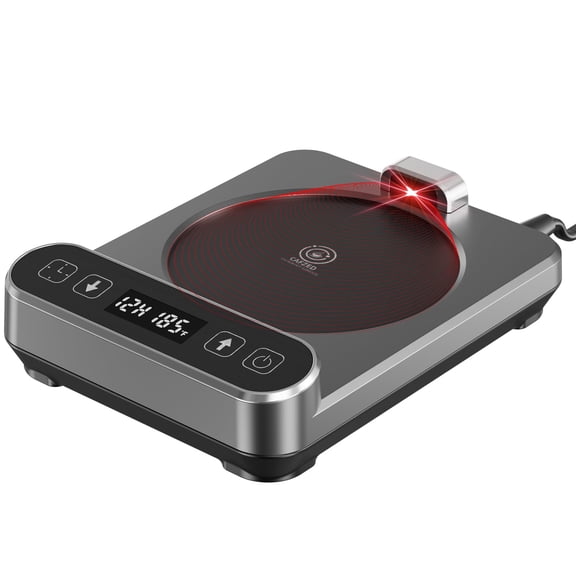 Smart Mug Warmer with Infrared Sensor, Coffee Mug Warmer for Desk, 6 Temp Settings & 12H Timer Coffee Cup Warmer with Auto On/Off, Electric Beverage Warmer for Office & Home, Coffee Lover Gift Y101