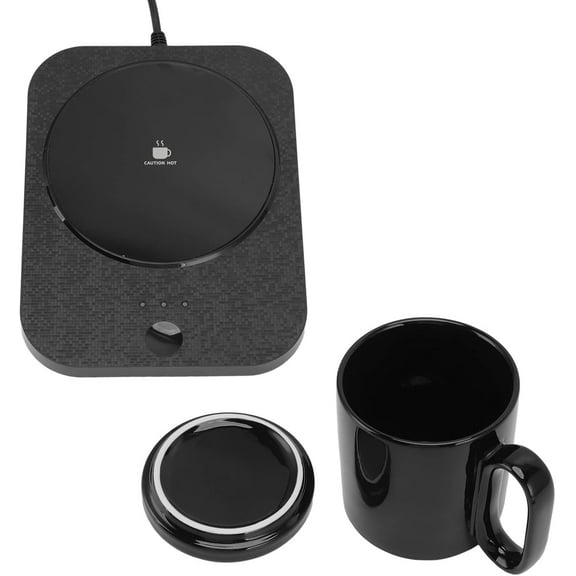 Smart Mug Warmer USB Powered Heating Coaster 3 Gears Temperature Control with Memory Function for All Flat Bottom Cups
