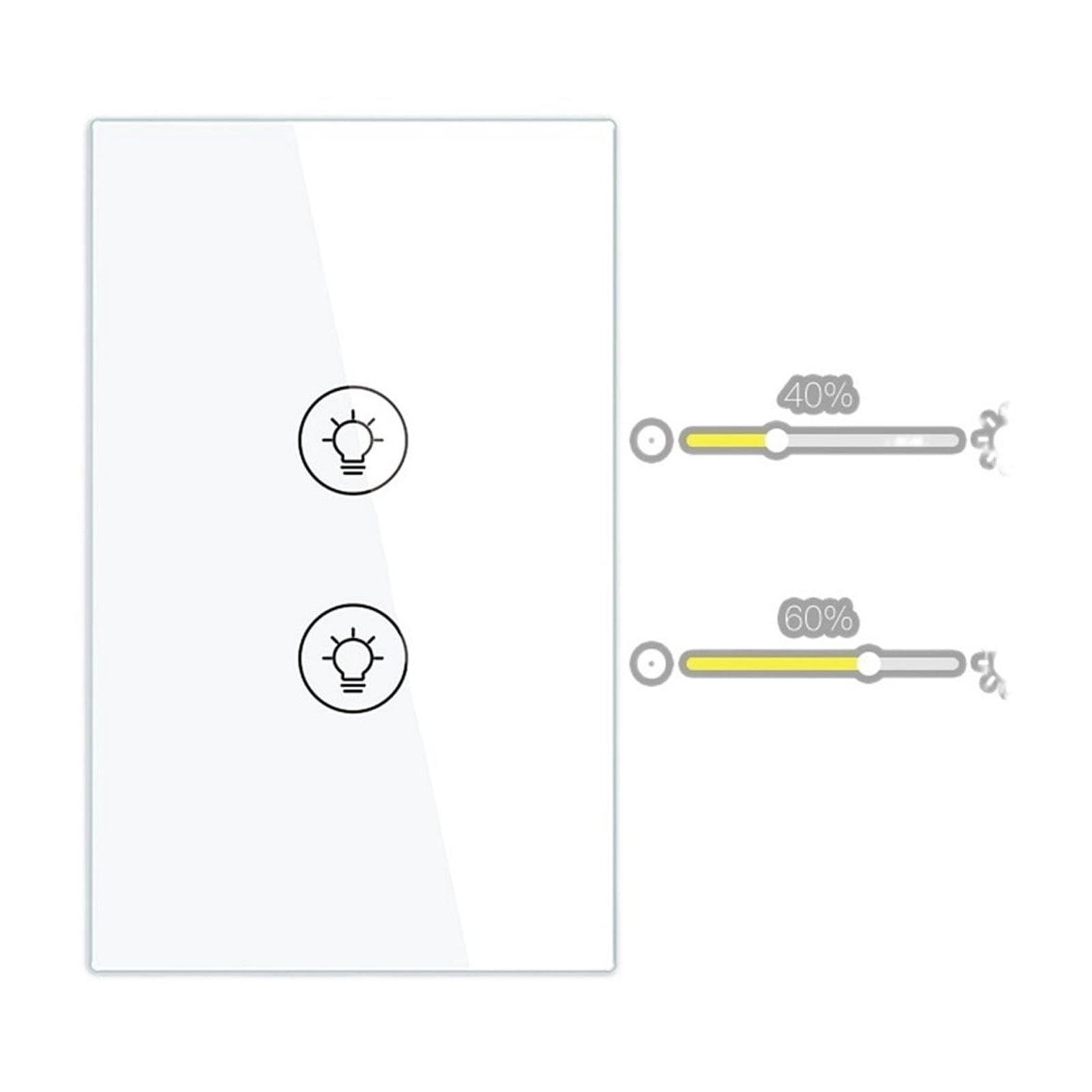 Smart Multi-gang Light Dimmer Switch Independent Control Smart Control ...