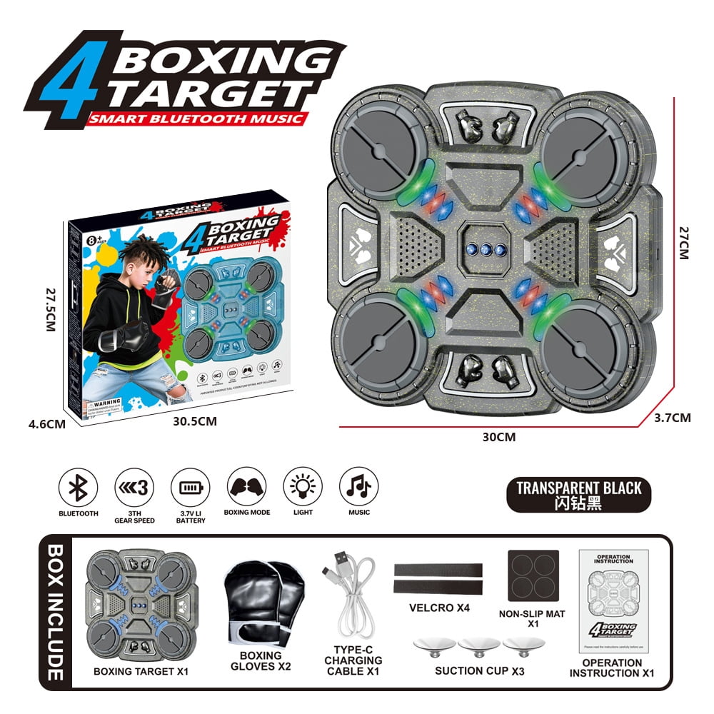 Smart Music Boxing Machine for Adults and Children, Home Fitness Music ...