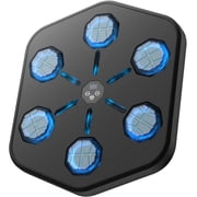 Smart Music Boxing Machine with Bluetooth, Wall-Mounted Electronic Boxing Trainer with LED Lights & Gloves for Home Gym Workout