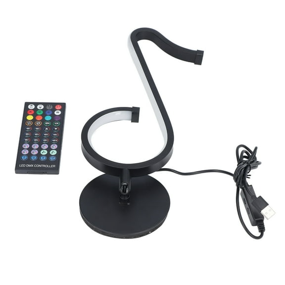 Smart Musical Note Light, <span Style="background:red"></span> Control, Rotating Base Vibrant Colors For Any Room
