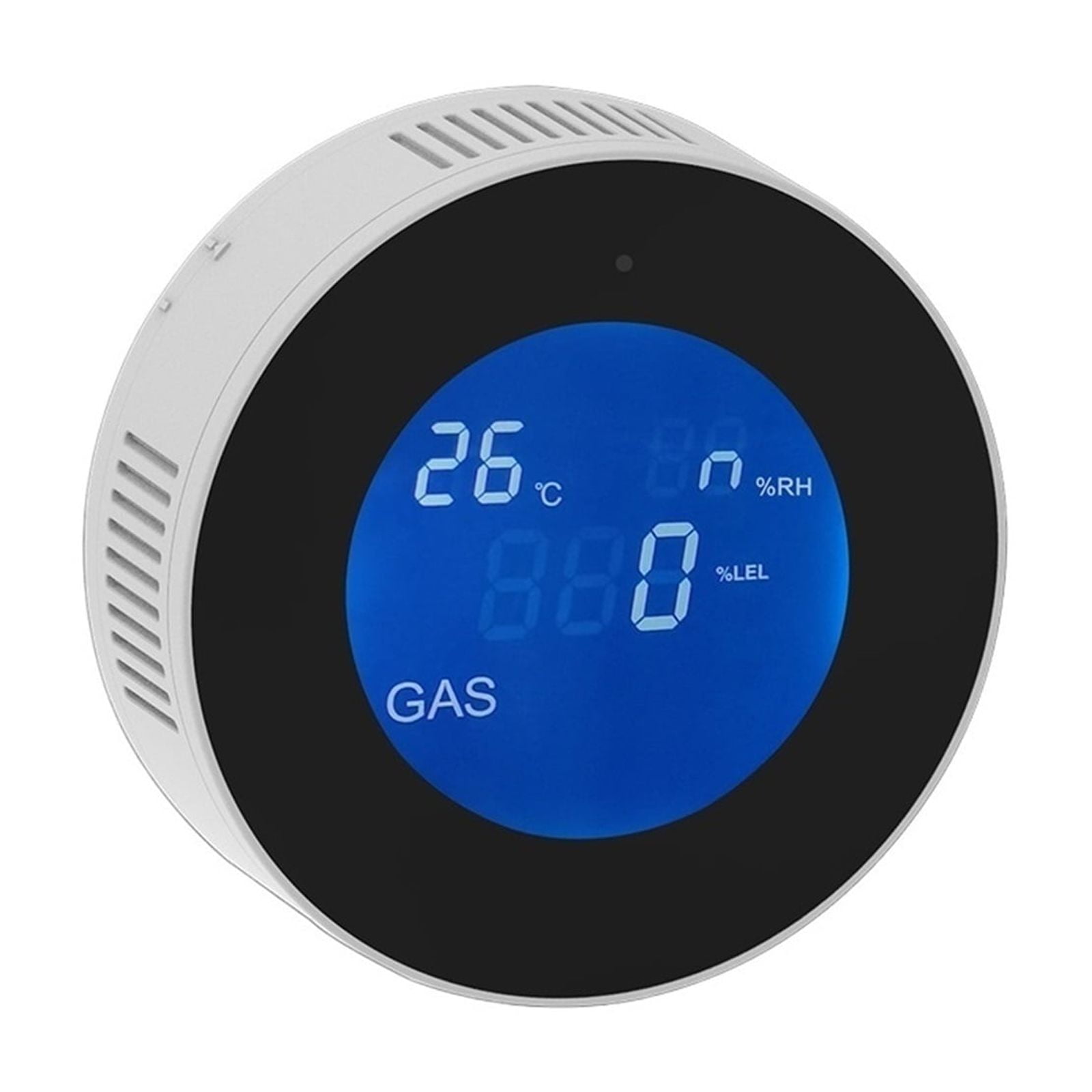 Smart Natural Gas Leakage Detecor Alarm Monitor Digital LCD Temperature Display Gas Sensor For Home Kitchen ,Easy to Use