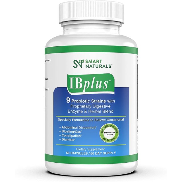 Smart Naturals IBplus® Probiotic, Digestive Enzyme & Herbal Blend