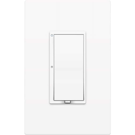 Smart On/Off Wall Switch, 1800W, 2477S (White) - Needs Neutral Wire - Requires Hub for Voice Control with Amazon Alexa and Google Assistant