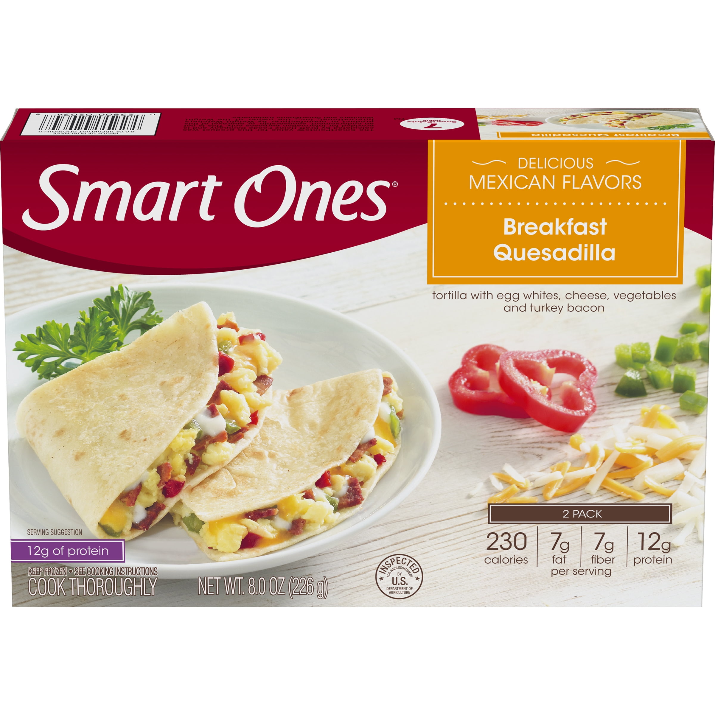 Smart Ones Breakfast Quesadilla with Egg Whites, Cheese