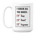 thumbnail image 1 of Smart Oregonian, Oregon USA State Chai Latte, Coffee & Tea Gift Mug Cup (15oz), 1 of 3