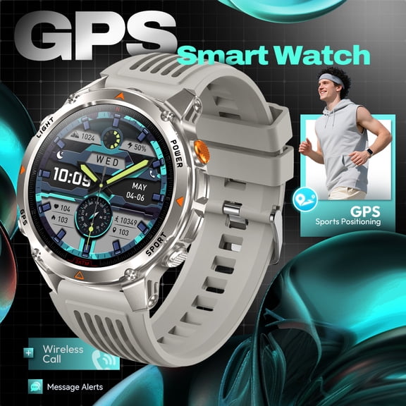 Smart Outdoor Watch with GPS Positioning Function, 540mAh Battery, Supporting 23 Different Languages, Suitable for Fitness and Outdoor Adventure Wear