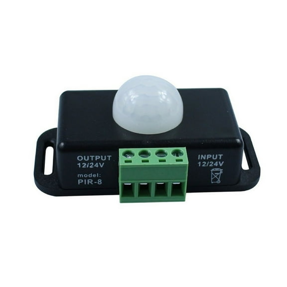 Smart PIR Sensor for Lights Adjustable Delay for Energy-Saving Applications
