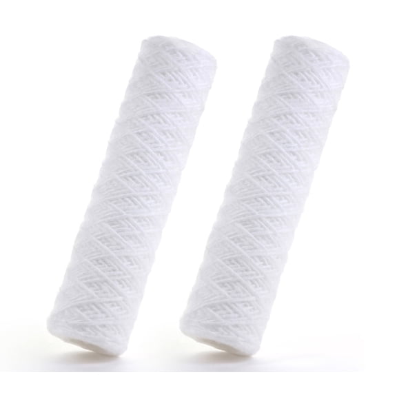 Smart Pack, GE FXWSC Compatible Universal Whole House Sediment String Wound Water Filter Cartridge - 10 Micron