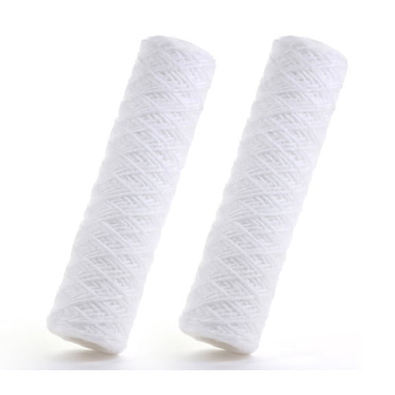 Smart Pack, GE FXWSC Compatible Universal Whole House Sediment String Wound Water Filter Cartridge - 10 Micron
