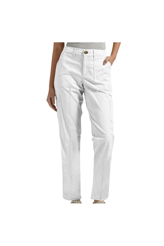 Smart Pants for Women Spring Summer Pants with Pockets Office Smart Suit Pants Comfortable Casual Straight Leg Plain Pants