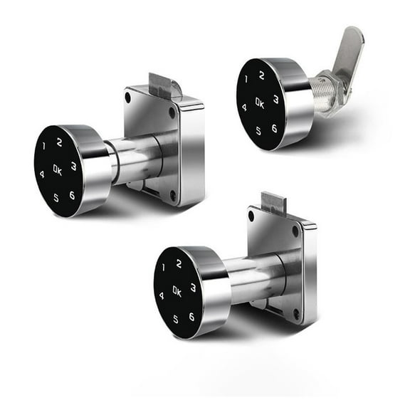 Smart Password Drawer Cabinet Wooden Door Lock Anticlockwise Clockwise Keypad Electronic Office Digital File Box Door Lock ,Effortless Installation