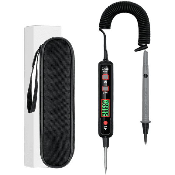 Smart Pen Multimeter, Digital Voltage Tester 0.8-300V AC/DC, CAT III Safety, Auto Hold Backlight For Automotive Electrical
