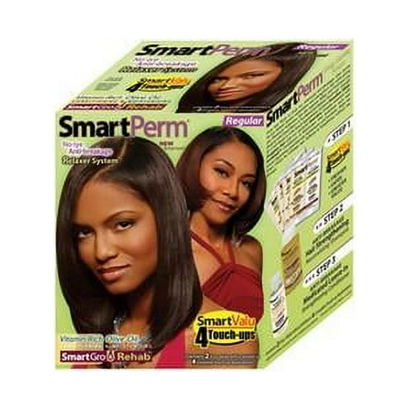 Smart Perm No-Lye Anti-Breakage Relaxer System, Regular, 4 Touch-up Applications