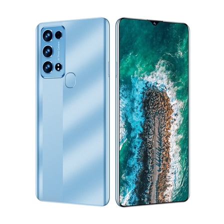 Smart Phone,Android 10.0 System Smartphone HD Full Screen Phone,Dual SIM Unlocked Smart Phone,3GB RAM+64GB ROM,6.53 Inch Cellphones Mobile Phones on Clearance