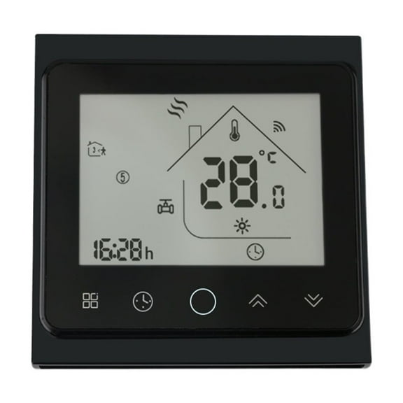 nVent Nuheat Home Thermostat, Dual-Voltage, Programmable, Touchscreen ...