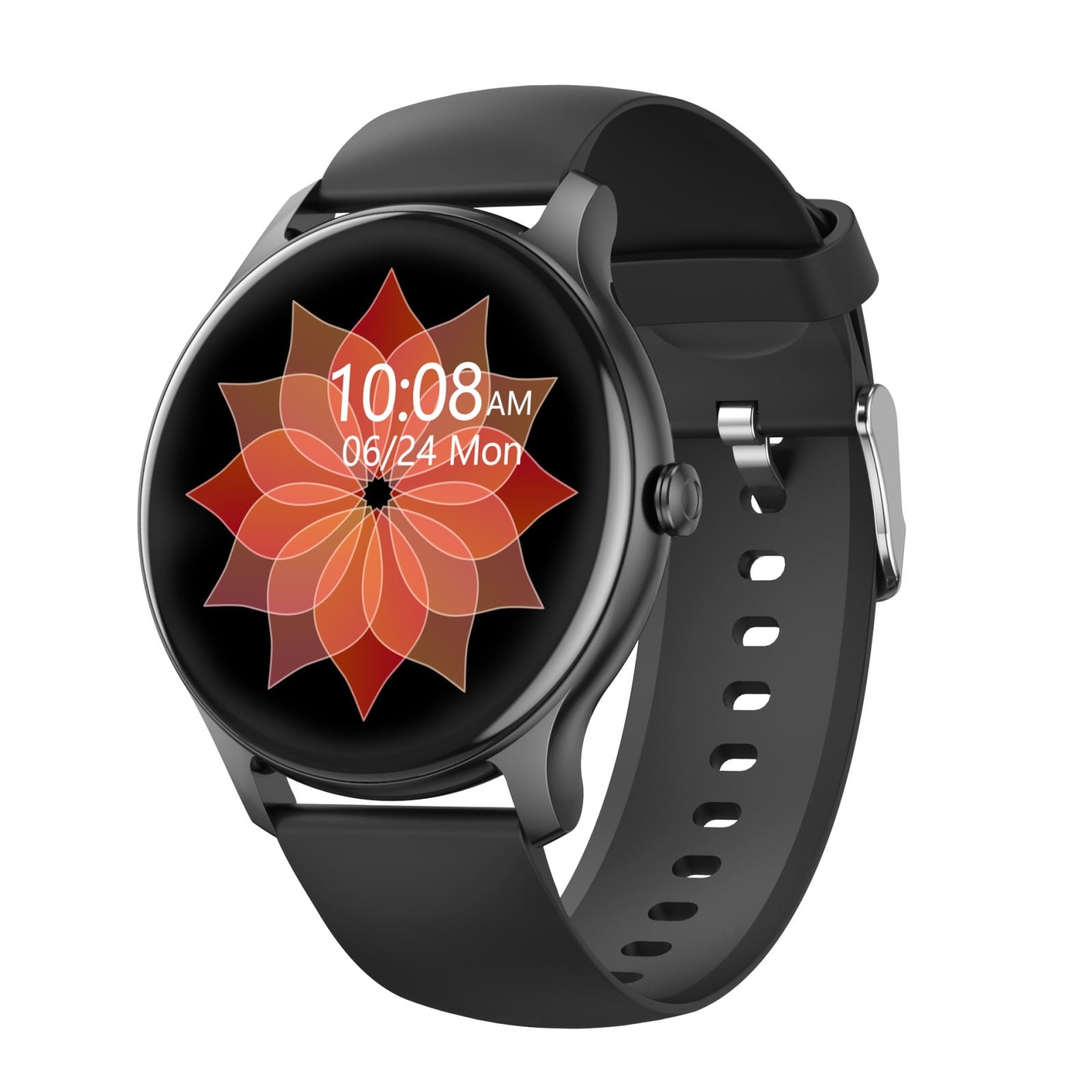 Smart Phone Watch Smart Watch 1.28 Inch Round Screen IP68 Water Proof Health Tracking Sports Bracelet Color Dial with Measurement Walmart
