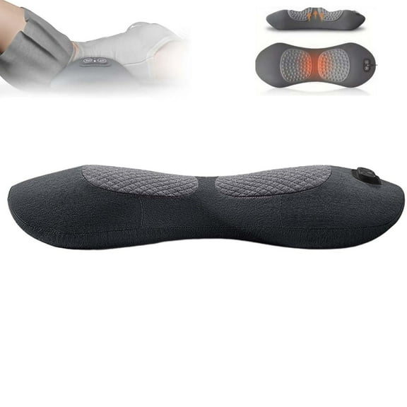 Smart Pillow, 3-In-1smart Pillow for Back Pain Relief,Ergonomic Contour, Lumbar Support Pillow,USB Powered,Spinal Traction with Heat & Vibration,for Home,Office,Or travel