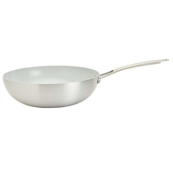 Smart Planet Eco Friendly Post-Consumer Recycled Aluminum Nonstick Saute Everything Pan, 11.75"