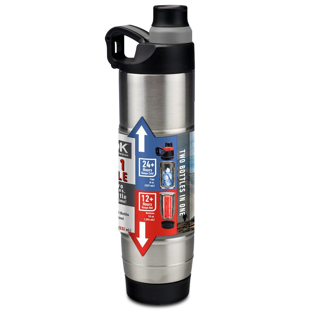 SMART PLANET NDK1DCGY GREY NIDECKER DUAL CHAMBER TUMBLER