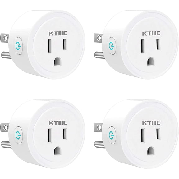 Smart Plug 4 Pack, Alexa & Google Home Compatible, No Hub Required, Remote Control, ETL Certified