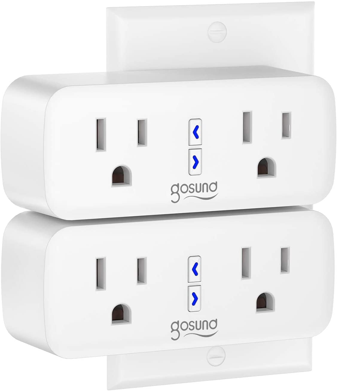 Remote Control Plug In Switch Smart Plug Gosund Wifi Dual Extender Outlet Remote Control Works with ...