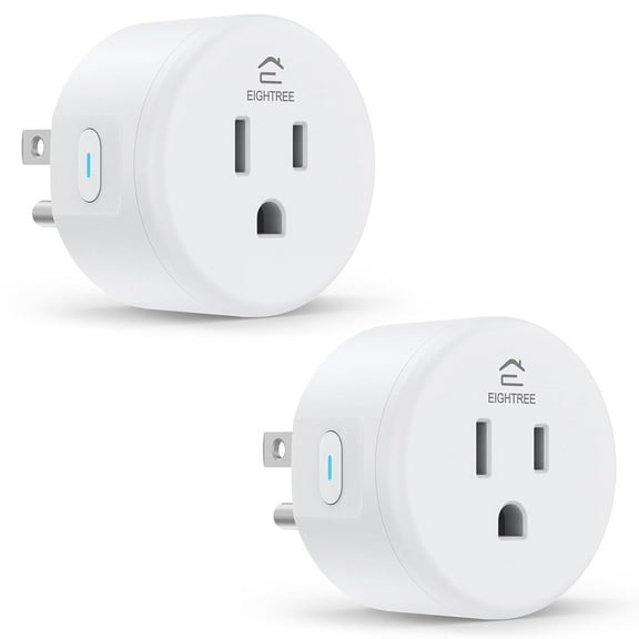 Smart Plug, Smart Home WiFi Outlet Compatible with Alexa & Google Home, Smart Socket with Remote Control & Timer Function, 2.4GHz WiFi Only